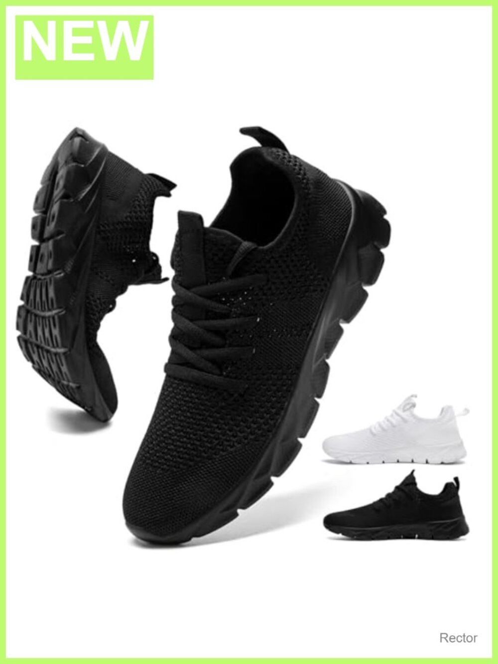 Mens Lightweight Mesh Athletic Sneakers Slip On Running Gym Shoes